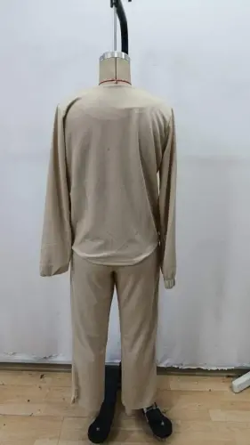 Kadın Uzun Kollu önden Fermuarlı Modal Ceket Ve Pantolon Ikili Takım - 5