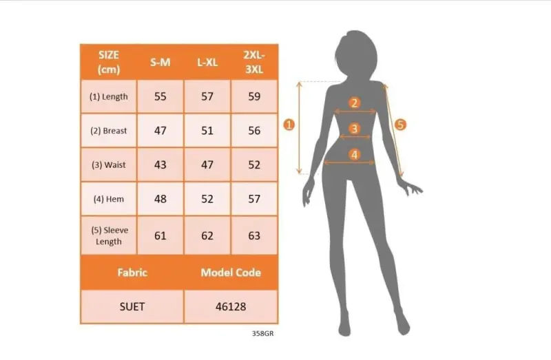 Kadın Uzun Kollu önü Açık Düğmeli Kısa Süet Ceket - 4