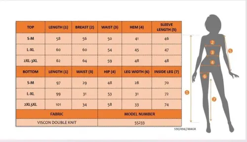 Kadın Uzun Kollu V Yakalı Viskon Iki Iplik Bluz Ve Pantolon Ikili Takım - 7