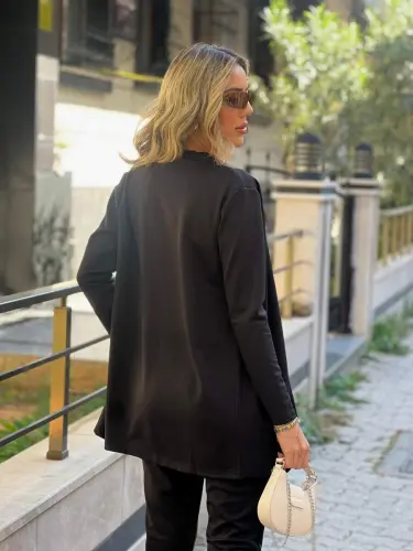 Kadın Uzun Kollukrep üçlü Takım - 4