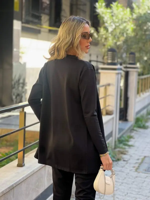 Kadın Uzun Kollukrep üçlü Takım - 4