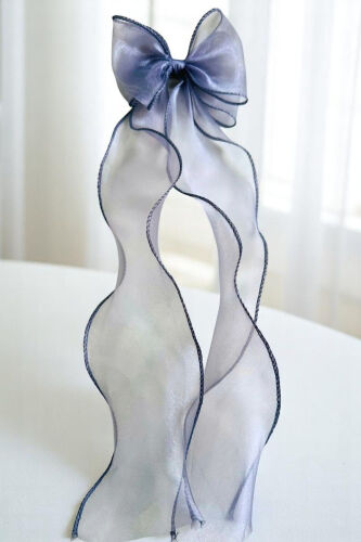 KADIN UZUN TÜL FİYONK TOKA GRİ-GRİ - PETEK AKSESUAR