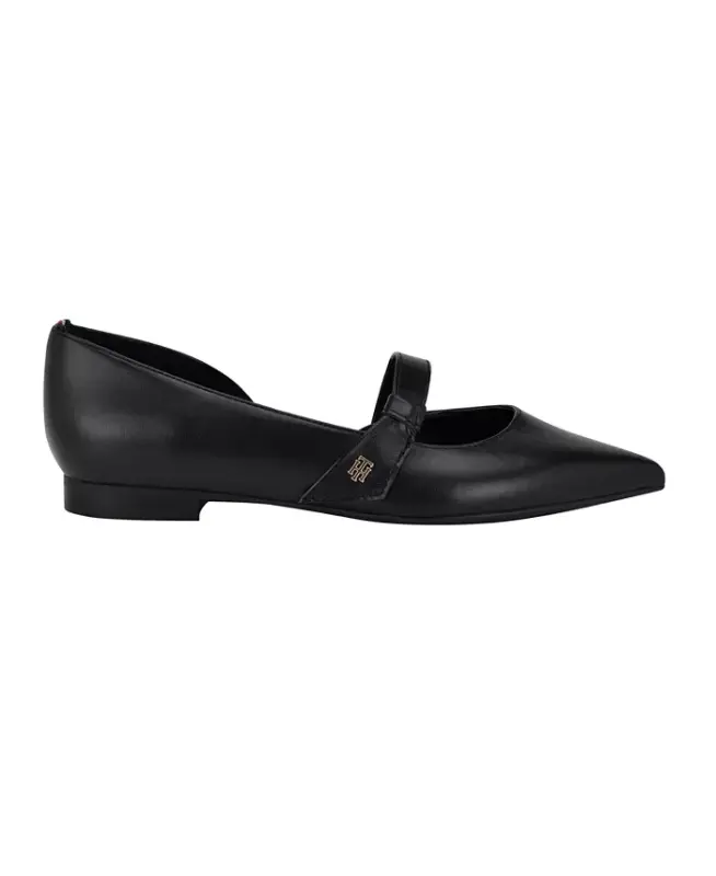 Women's Venny d'Orsay Mary Jane Flats-Black - 2