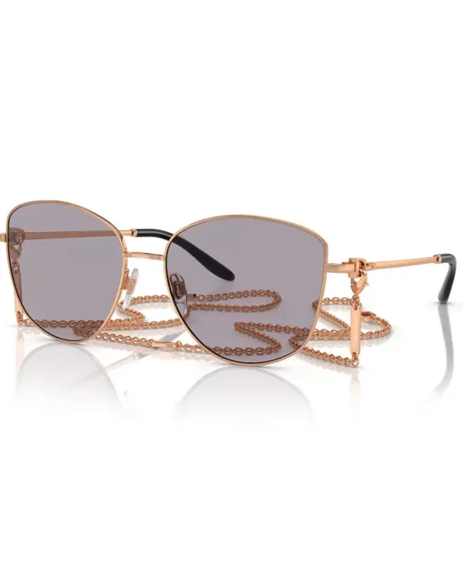 Women's The Vivienne Sunglasses, Mirror RL7079 - Rose Gold - RALPH LAUREN