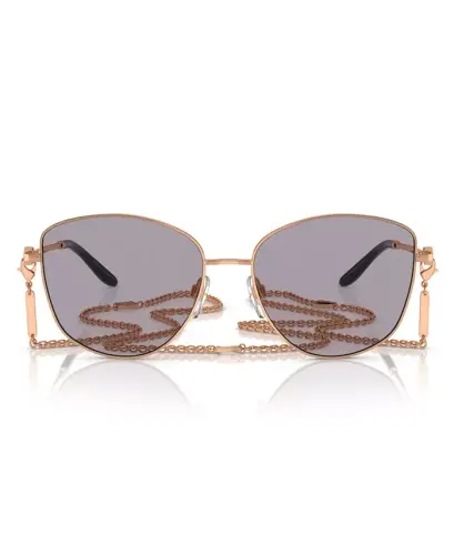 Women's The Vivienne Sunglasses, Mirror RL7079 - Rose Gold - RALPH LAUREN (1)