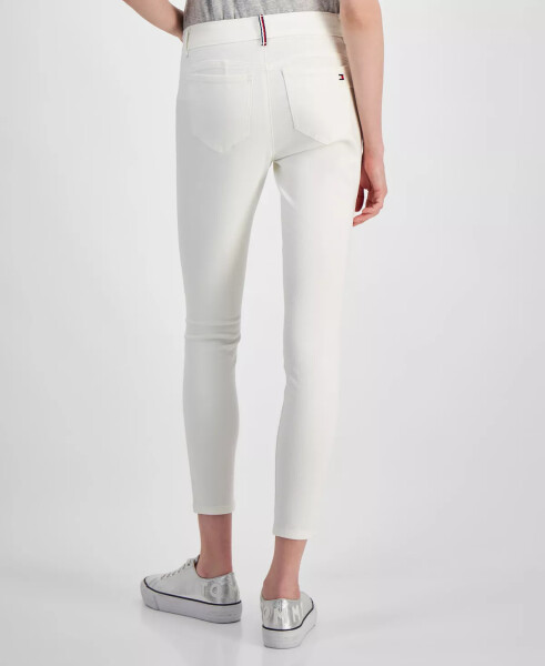 Kadın Waverly Orta Bel Skinny Jean Beyaz - 2