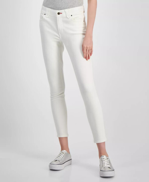 Kadın Waverly Orta Bel Skinny Jean Beyaz - 4