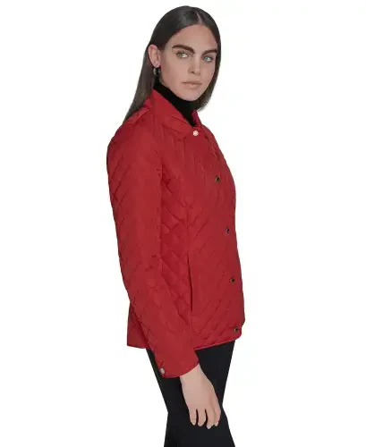 Womens Collared Quilted Coat-Scarlett - CALVIN KLEIN (1)