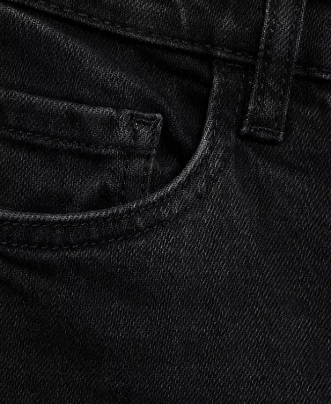 Women's New Mom Comfort High-Rise Jeans - Black denim - 7