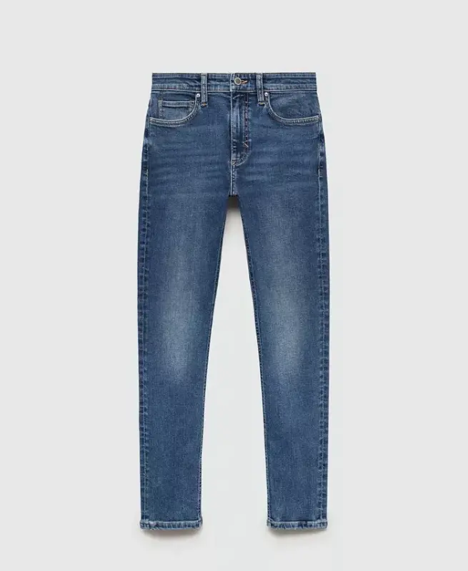 Women's Newisa Medium Rise Skinny Jeans - Dark Blue - 7