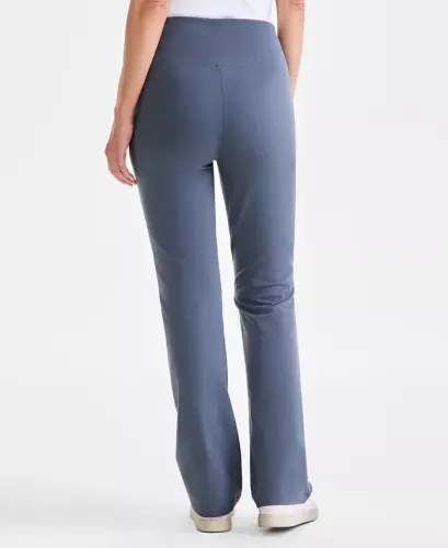 Women's High-Rise Bootcut Leggings, Created for Modazone - East Side Grey - 4