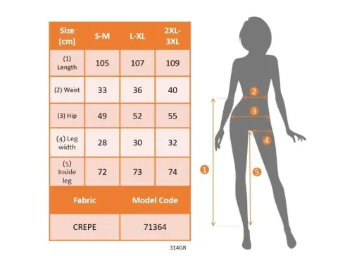 Kadın Yüksek Bel Cepli Cırt Kapama Janjan Krep Pantolon - 5