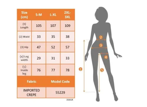 Kadın Yüksek Bel Cepli Ithal Krep Pantolon - 5