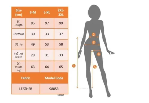 Kadın Yüksek Bel Lastikli Yan şerit Detaylı Deri Pantolon - 5