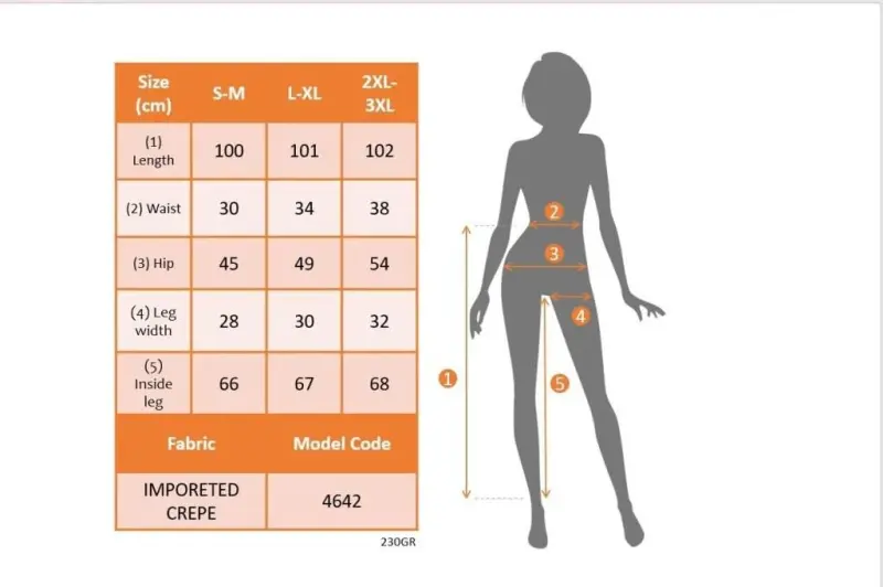 Kadın Yüksek Bel önden Zincir Detaylı Ithal Krep Pantolon - 4