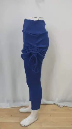 Kadın Yüksek Bel Yandan Büzgülü Alttan Uzun Kaşkorse Tayt Etek - 6