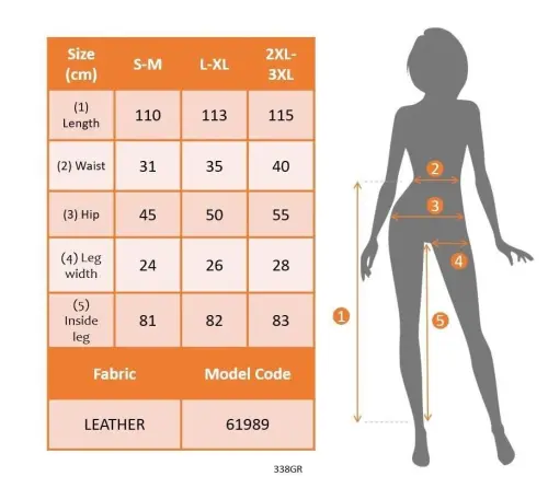 Kadın Yüksek Bel Yanlardan Püsküllü Deri Pantolon - 9