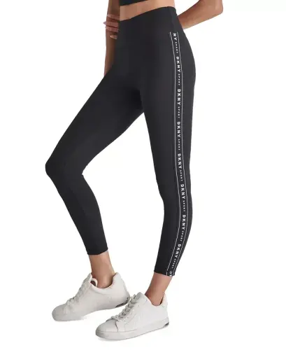 Women's High-Waist Logo Tape Leggings - 1