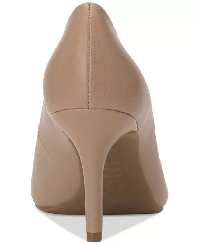 Women's Zitah Pointed Toe Pumps, Created for Modazone-Dark Almond - 3