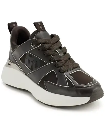 Women's Zofi Lace-Up Sneakers - Brown - 1