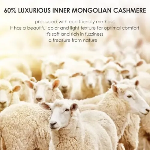 60% CasModazoneere Slouchy Beanie for Women, Knit Beanie Hat for Winter and Fall, Soft Warm Wool Slouch Winter Hats for Ladies - 1