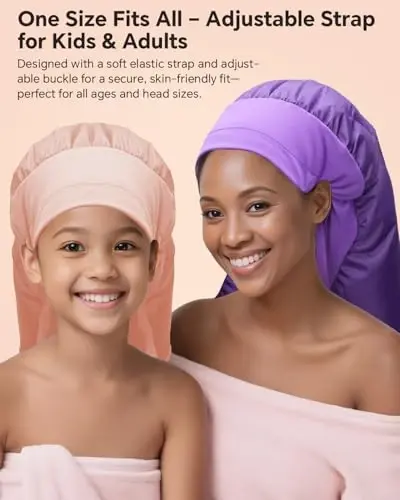 Boloye Hair Dryer Bonnet for Women, Large Hooded AttacModazoneent for Long Curly Braided Hair, Speeds Up Drying & Deep Conditioning, Fits All Head Sizes, Rose Gold (Extra Large) - 7