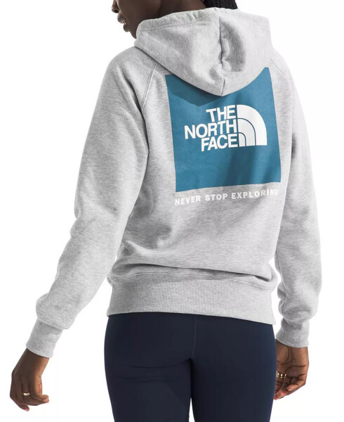 Kadınlar İçin Box NSE Polar Kapüşonlu Sweatshirt TNF Açık Gri Melanj - 5