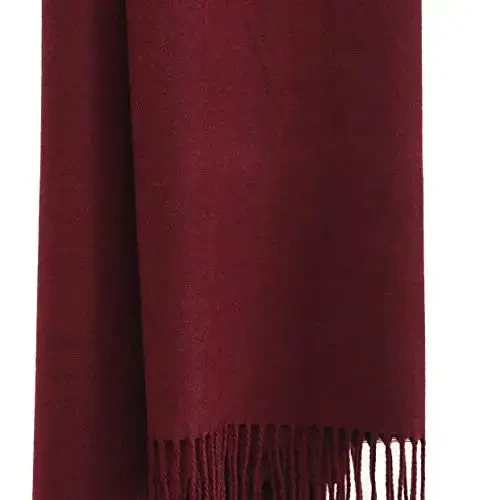 Womens Scarfs Large Soft CasModazoneere Feel PasModazoneina Scarves Shawls and Wraps for Evening Dress in Solid Colors - 4