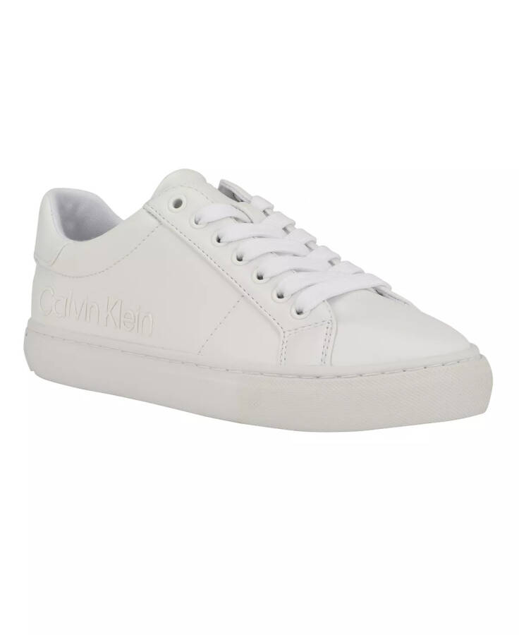 Women's Camzy Lace-Up Casual Sneakers - White - 1