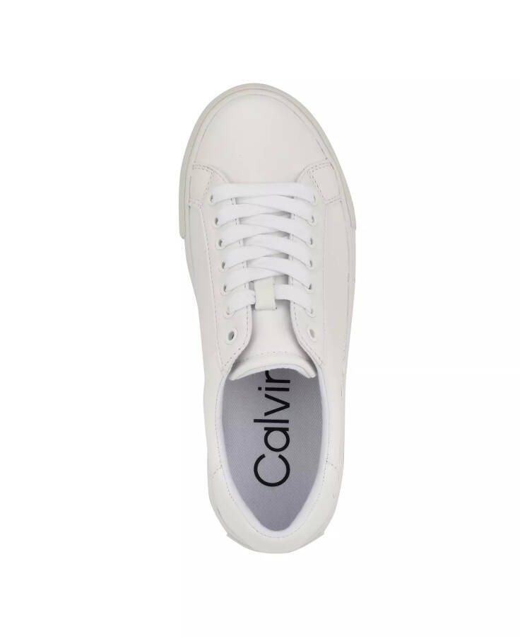 Women's Camzy Lace-Up Casual Sneakers - White - 4