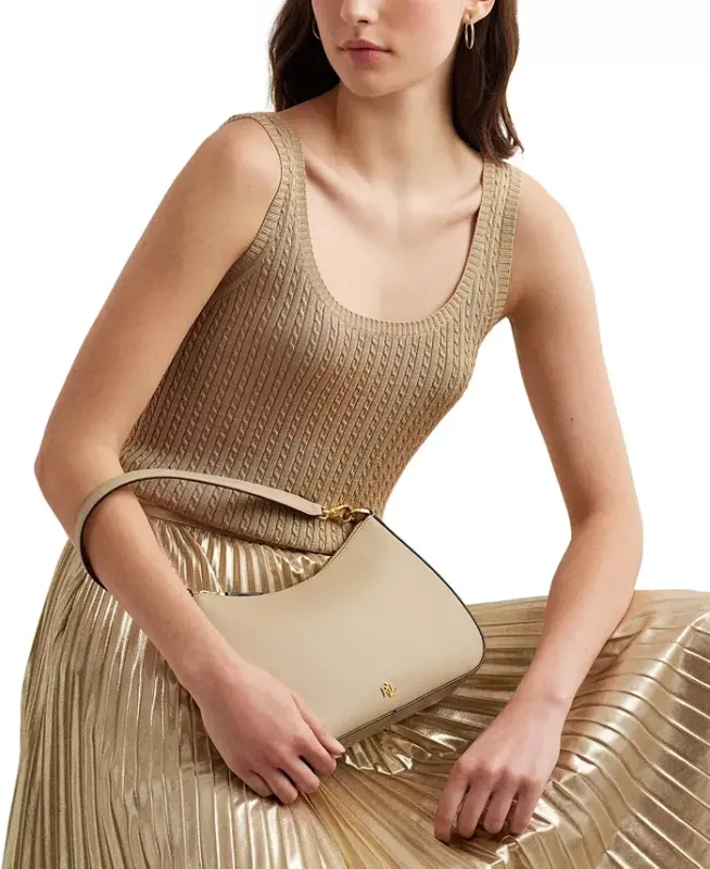 Danni Small Slim Shoulder Bag - Birch Tan - 5