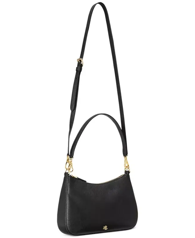 Danni Small Slim Shoulder Bag - Black - 3