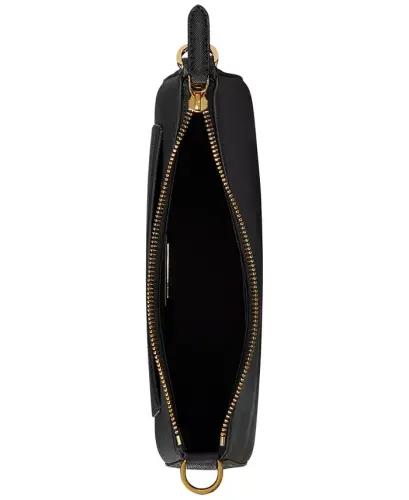 Danni Small Slim Shoulder Bag - Black - 4