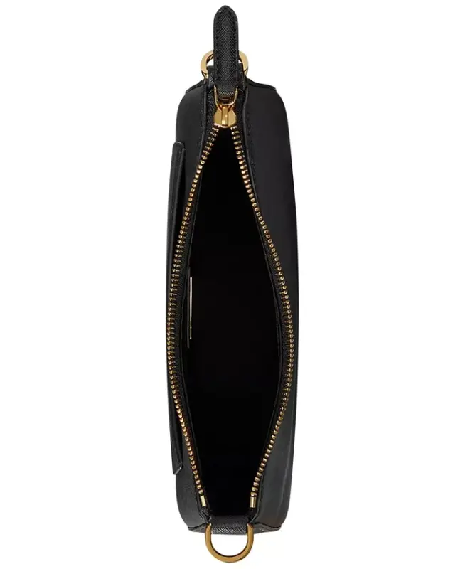 Danni Small Slim Shoulder Bag - Black - 4