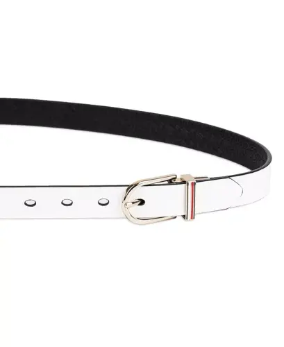 Women's Reversible Dress Casual Belt - White, Black - 5