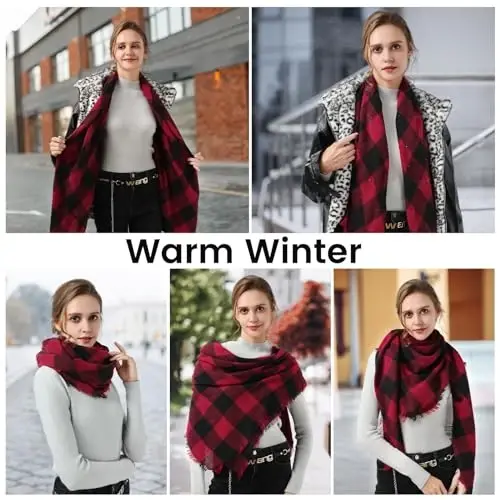 DOFOWORK Scarfs for Women - Scarves for Women Winter Warm, 55