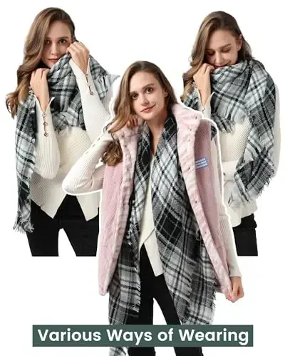 DOFOWORK Scarfs for Women - Scarves for Women Winter Warm, 55