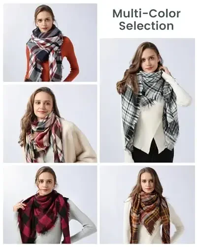 DOFOWORK Scarfs for Women - Scarves for Women Winter Warm, 55