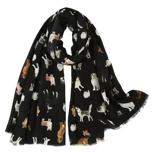 E-Clover Fashion Scarf for Women Lightweight Scarves Shawl Wrap for Spring/Summer Winter - 1