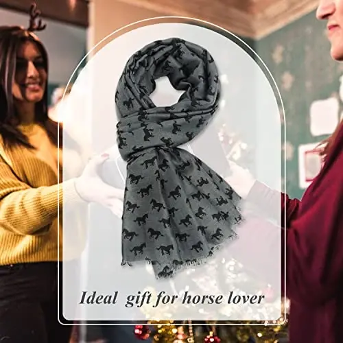 E-Clover Fashion Scarf for Women Lightweight Scarves Shawl Wrap for Spring/Summer Winter - 4