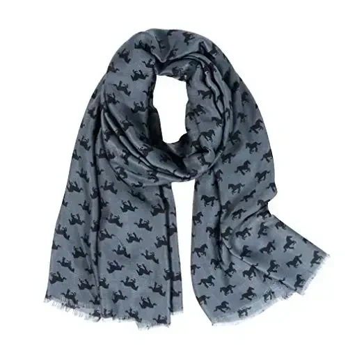 E-Clover Fashion Scarf for Women Lightweight Scarves Shawl Wrap for Spring/Summer Winter - E-CLOVER