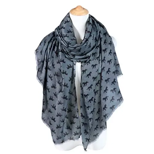 E-Clover Fashion Scarf for Women Lightweight Scarves Shawl Wrap for Spring/Summer Winter - 5