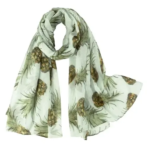 E-Clover Fashion Scarf for Women Lightweight Scarves Shawl Wrap for Spring/Summer Winter - 1