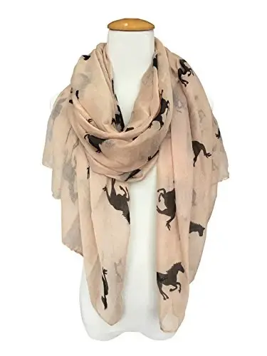 E-Clover Fashion Scarf for Women Lightweight Scarves Shawl Wrap for Spring/Summer Winter - 4