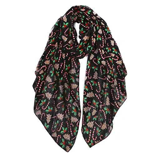 E-Clover Fashion Scarf for Women Lightweight Scarves Shawl Wrap for Spring/Summer Winter - E-CLOVER
