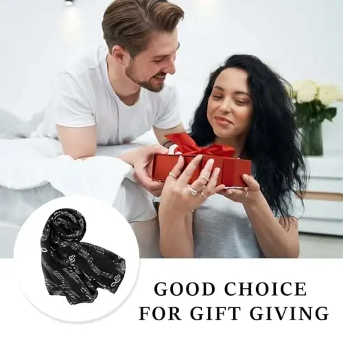 E-Clover Fashion Scarf for Women Lightweight Scarves Shawl Wrap for Spring/Summer Winter - 3