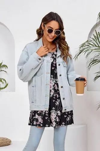 ENMAIN Tunic Tops for Women 3/4 Sleeve Plus Size Women's Tunics Loose Fit Floral Swing Flare Ladies Blouse for Leggings - 6