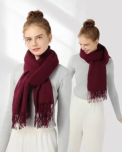 fauson Scarf for Women - Winter Scarf for Women Cold Weather Soft Shawls and Wraps Scarves for Womens - 6
