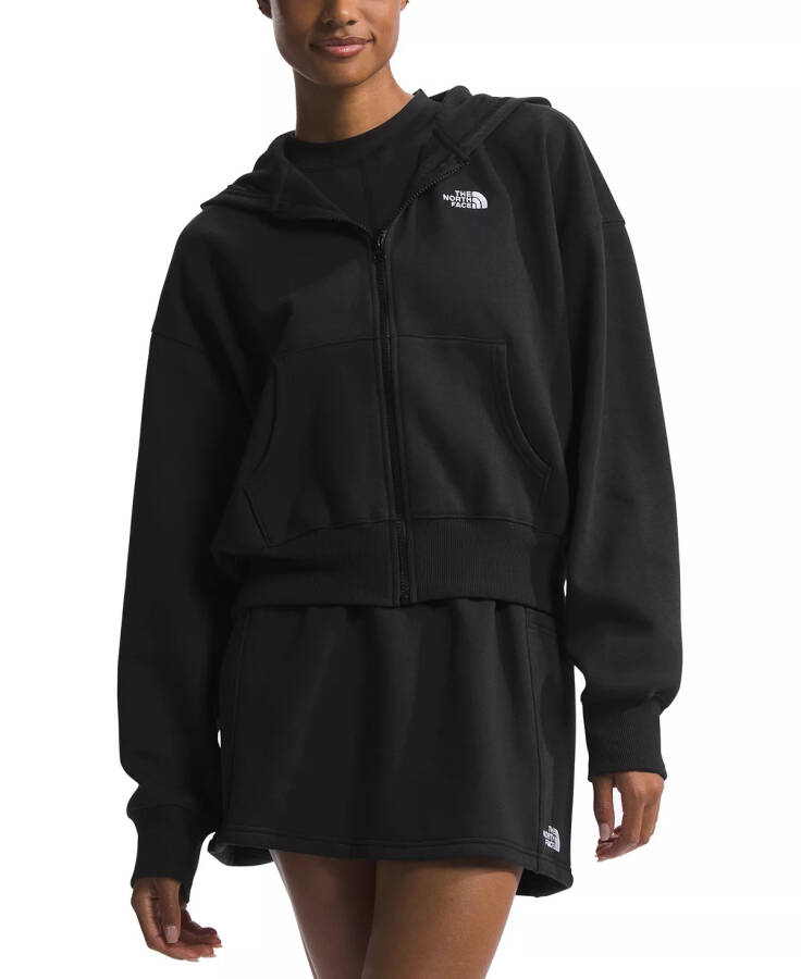 Kadınlar İçin Evolution Tam Fermuarlı Kapüşonlu Sweatshirt Tnf Siyah - 4