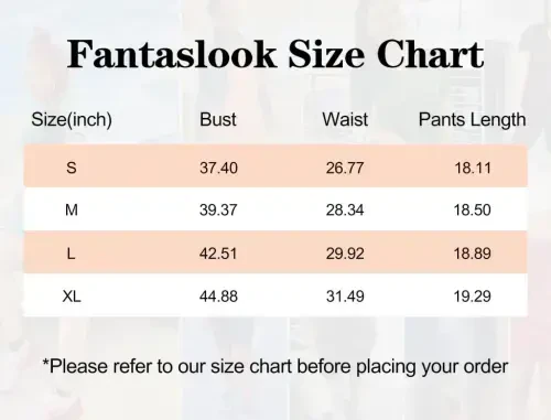 Fantaslook Two Piece Outfits for Women Short Sleeve V Neck Biker Shorts Set Tracksuit- - 2